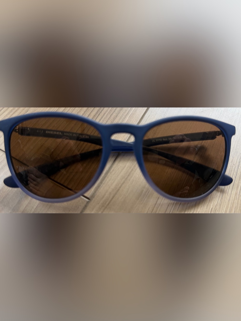 Diesel Men's Matte Blue Frame Sunglasses DL0172 Italy 54-20-135